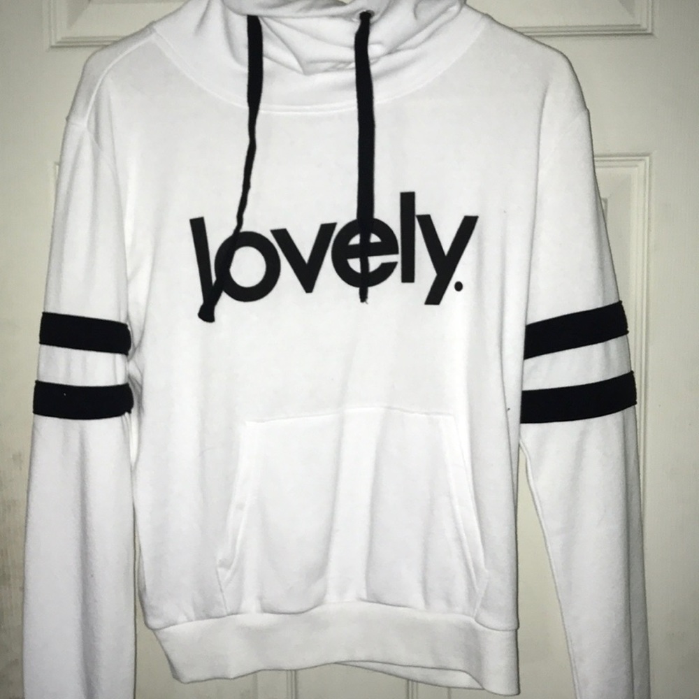 Forever 21 White Turtleneck Sweatshirt